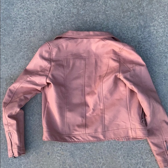 Pink leather jacket - Picture 3 of 3
